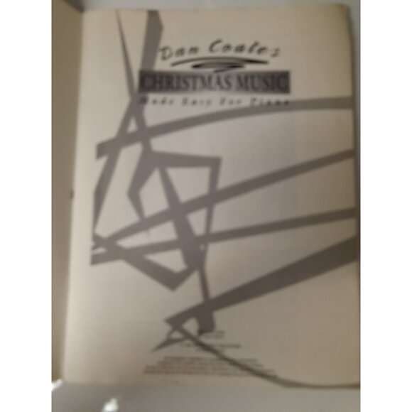 Dan Coates 1995 Warner Bros Christmas Holiday Music Piano Sheet Music Book - Picture 5 of 13